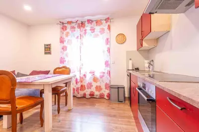 Küche/Küchenzeile in der Unterkunft Wunderschöne Wohnung nähe Essen / Düsseldorf