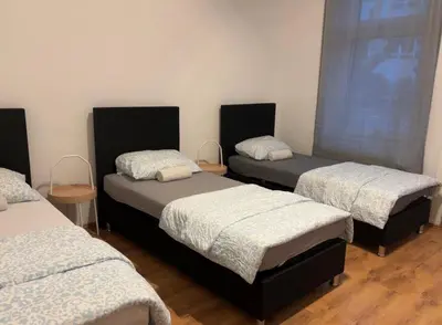 Ein Bett oder Betten in einem Zimmer der Unterkunft Duisburg Flats 24