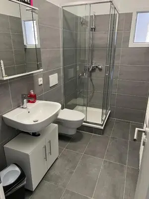 Ein Badezimmer in der Unterkunft Apartments im Herzen von Velbert
