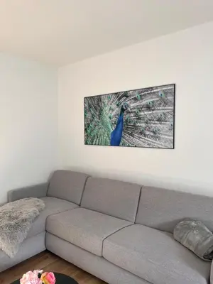 Ein Sitzbereich in der Unterkunft Camp Marina Ribbrock