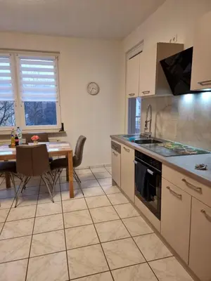 Küche/Küchenzeile in der Unterkunft Moderne Wohnung in Hagen