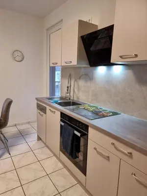 Küche/Küchenzeile in der Unterkunft Moderne Wohnung in Hagen
