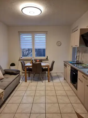 Küche/Küchenzeile in der Unterkunft Moderne Wohnung in Hagen