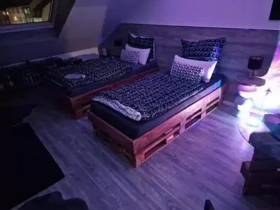 Ein Bett oder Betten in einem Zimmer der Unterkunft Schlafgut24 2
