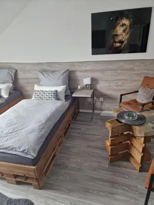 Ein Bett oder Betten in einem Zimmer der Unterkunft Schlafgut24 2