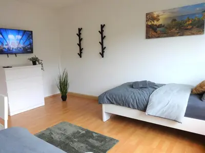 Grundriss der Unterkunft Helles Apartment mit Balkon für 5 Personen