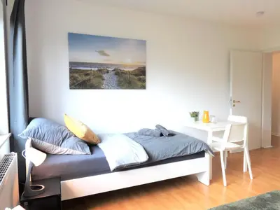 Grundriss der Unterkunft Helles Apartment mit Balkon für 5 Personen