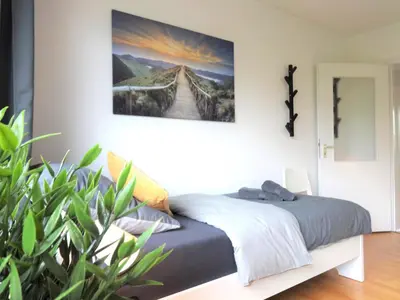 Grundriss der Unterkunft Helles Apartment mit Balkon für 5 Personen