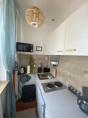 Küche/Küchenzeile in der Unterkunft gemütliches Apartment in Marl - WG 1