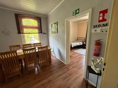 Ein Bett oder Betten in einem Zimmer der Unterkunft Ferienwohnung Obernahmer