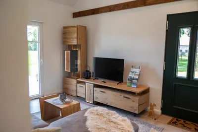 TV/Unterhaltungsangebot in der Unterkunft Weitblick - Ruhepol in münsterländer Parklandschaft