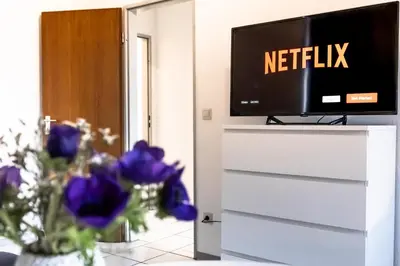 TV/Unterhaltungsangebot in der Unterkunft CosyHomes24 - Apartment with balcony and parking space - WIT01