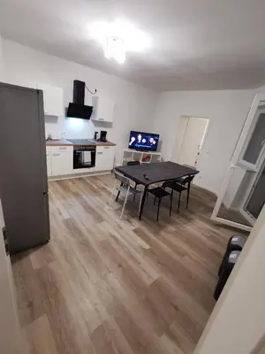 Küche/Küchenzeile in der Unterkunft Modern Apartment Gelsenkirchen
