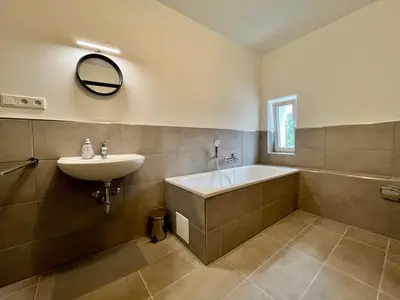 Ein Badezimmer in der Unterkunft Modern Apartment Gelsenkirchen