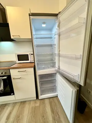 Küche/Küchenzeile in der Unterkunft Modern Apartment Gelsenkirchen
