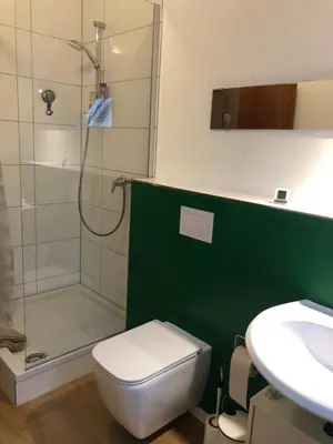 Ein Badezimmer in der Unterkunft 4 Zimmer-Komfortwohnung mit viel Platz in Haltern