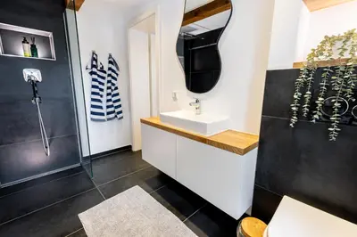 Ein Badezimmer in der Unterkunft Fachwerk Boutique-Hotel 1
