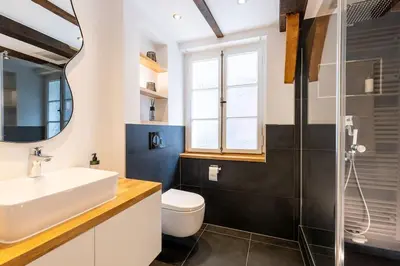 Ein Badezimmer in der Unterkunft Fachwerk Boutique-Hotel 2