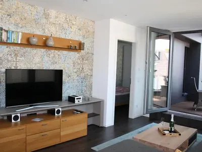 TV/Unterhaltungsangebot in der Unterkunft im Penthouse am Wolfsberg