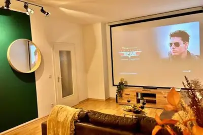 TV/Unterhaltungsangebot in der Unterkunft Modern & Stilvoll mit Kino - Wii
