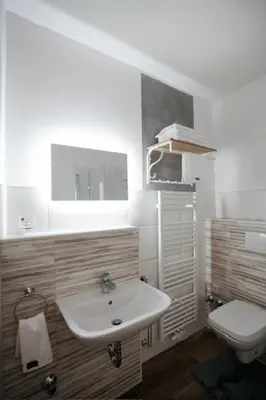 Ein Badezimmer in der Unterkunft HoltRock