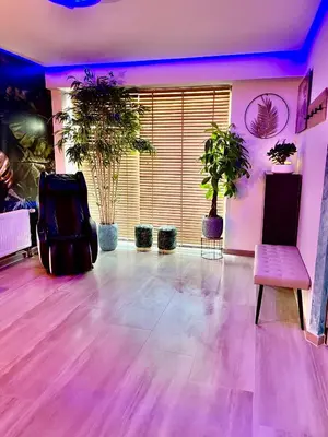 Ein Sitzbereich in der Unterkunft Apartment Aura Spa Wesel