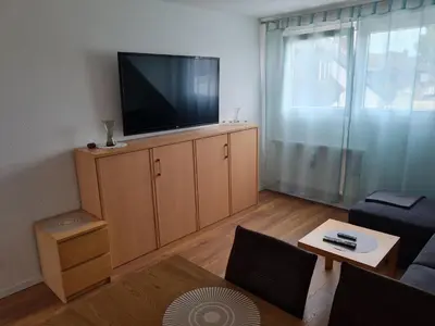 TV/Unterhaltungsangebot in der Unterkunft Schöne Dachgeschoss Wohnung