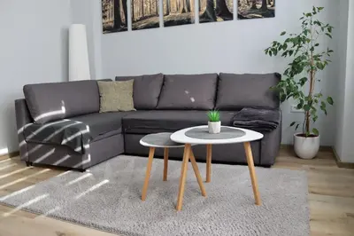 Ein Sitzbereich in der Unterkunft I&D Apartments
