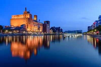 Blick auf einen Fluss in der Nähe der Ferienwohnung