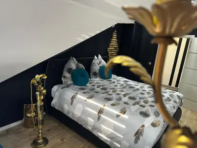 Ein Bett oder Betten in einem Zimmer der Unterkunft LUXURY HOME