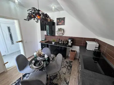Ein Sitzbereich in der Unterkunft LUXURY HOME
