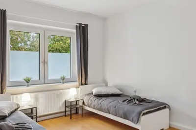Ein Bett oder Betten in einem Zimmer der Unterkunft Worker Place Herne