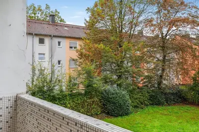 Ein Garten an der Unterkunft Worker Place Herne