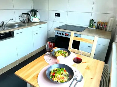 Küche/Küchenzeile in der Unterkunft Nobelapartment zum Wohlfühlen