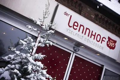 Ein Zertifikat, Auszeichnung, Logo oder anderes Dokument, das in der Unterkunft Hotel der Lennhof ausgestellt ist