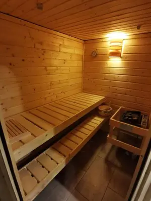 Grundriss der Unterkunft Apartment bei der Palme mit Sauna Möglichkeit
