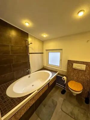 Ein Badezimmer in der Unterkunft Schöne Apartments im Zentrum von Bottrop BO01 und BO02