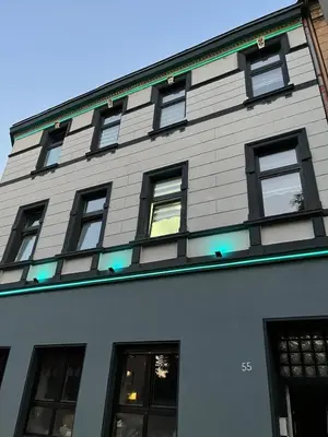 Das Gebäude in dem sich das Hostel befindet