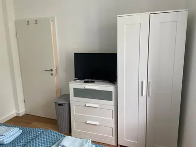 TV/Unterhaltungsangebot in der Unterkunft Pempelforter Domizil