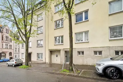 Das Gebäude in dem sich die Ferienwohnung befindet