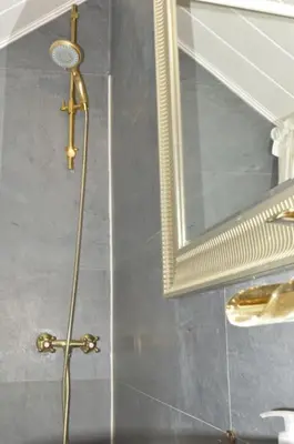 Ein Badezimmer in der Unterkunft Rüttenscheid Dachgeschoßwohnung