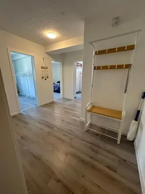 Ein Bett oder Betten in einem Zimmer der Unterkunft Moderne Ferienwohnung für 4-5 Personen mitten in Herten*Netflix*Nespresso