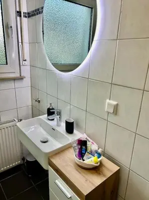 Ein Badezimmer in der Unterkunft Moderne ruhige Wohnung Bochum angebunden