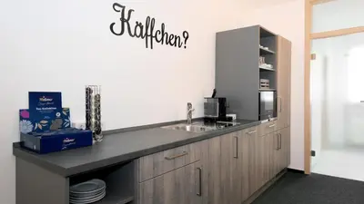 Küche/Küchenzeile in der Unterkunft ERSTAY