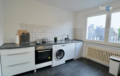 Küche/Küchenzeile in der Unterkunft BEGE APARTMENTS Executive Lodgings