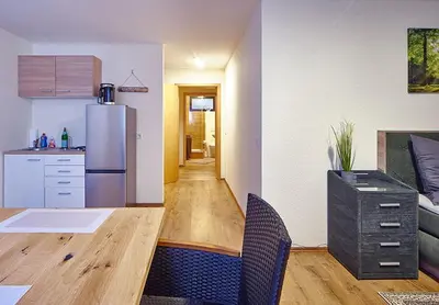 Küche/Küchenzeile in der Unterkunft Komfort Appartement Moers-Repelen - Ruhige Lage - Sackgasse