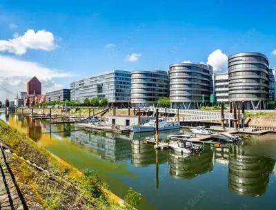 Blick auf einen Fluss in der Nähe der Ferienwohnung