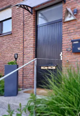 Das Gebäude in dem sich die Ferienwohnung befindet