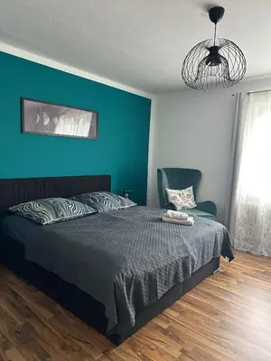 Ein Bett oder Betten in einem Zimmer der Unterkunft Top Ferienwohnung 55qm, Netflix, Prime