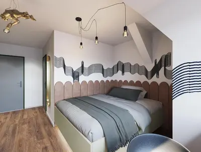 Ein Bett oder Betten in einem Zimmer der Unterkunft Mezzotel